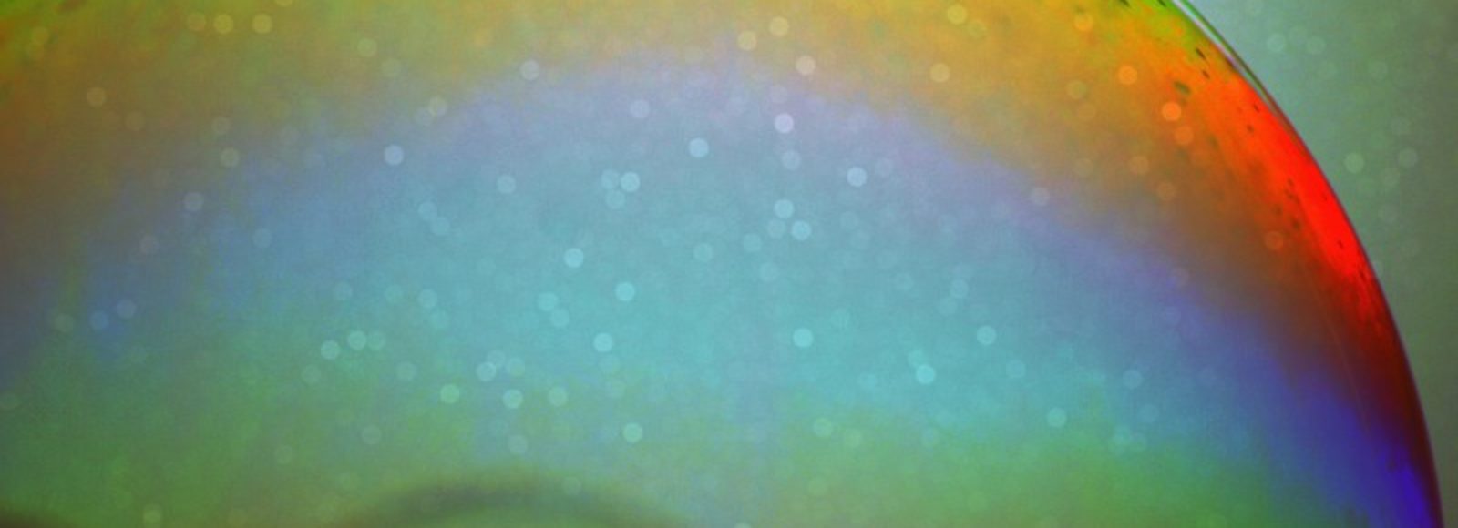 Image: rainbow inside a bubble